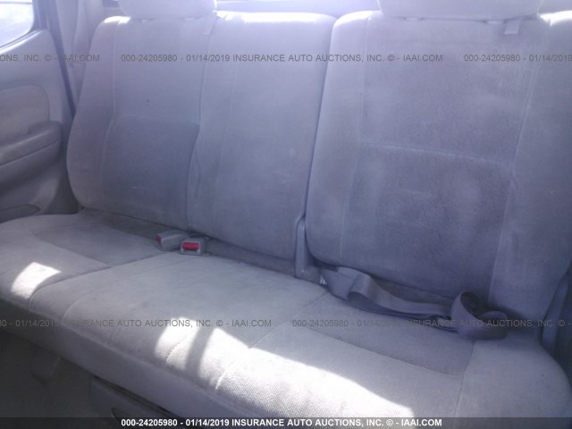 5TEHN72N42Z012466 - 2002 TOYOTA TACOMA DOUBLE CAB 银色 照片 8