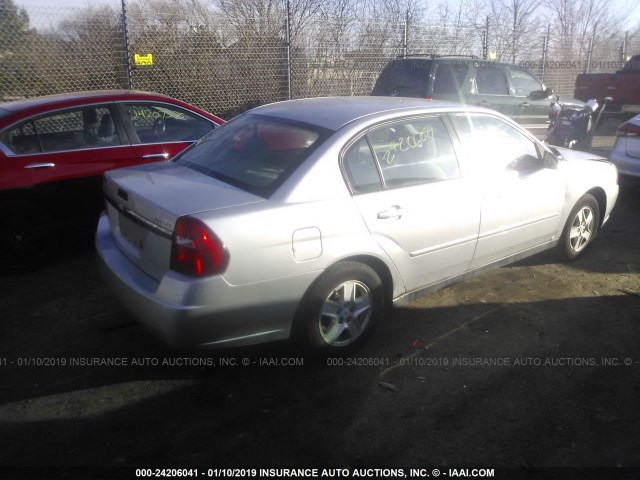 1G1ZT528X5F176758 - 2005 CHEVROLET MALIBU LS Gümüş foto 4