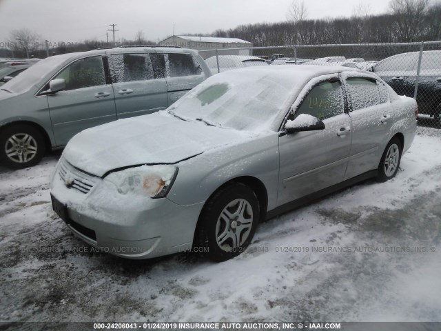 1G1ZS51FX6F147393 - 2006 CHEVROLET MALIBU LS ვერცხლისფერი ფოტო 2