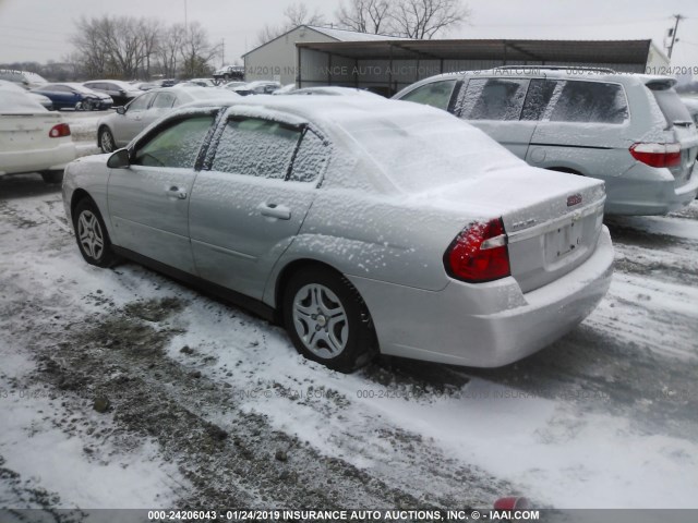 1G1ZS51FX6F147393 - 2006 CHEVROLET MALIBU LS ვერცხლისფერი ფოტო 3