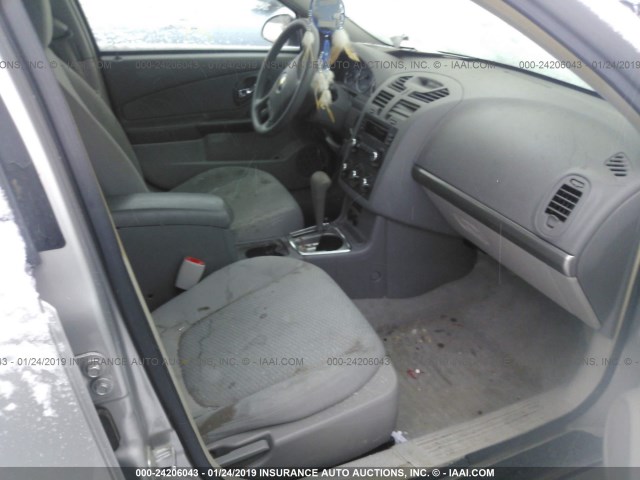 1G1ZS51FX6F147393 - 2006 CHEVROLET MALIBU LS ვერცხლისფერი ფოტო 5