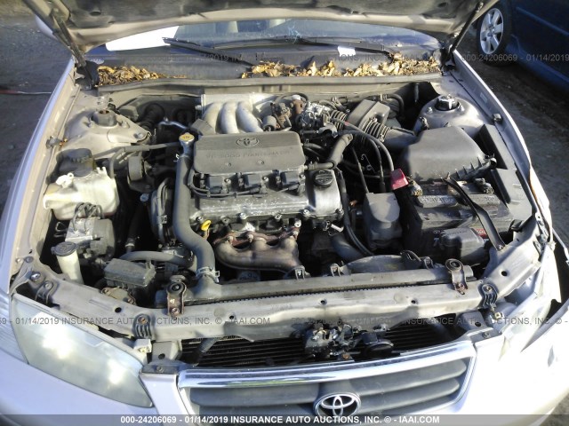 4T1BF28K5YU955093 - 2000 TOYOTA CAMRY LE/XLE GOLD photo 10