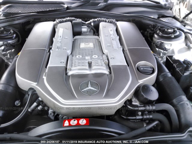 WDBNG74J34A429709 - 2004 MERCEDES-BENZ S 55 AMG SILVER photo 10