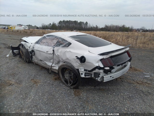 1FA6P8CF7H5280850 - 2017 FORD MUSTANG GT WHITE photo 3