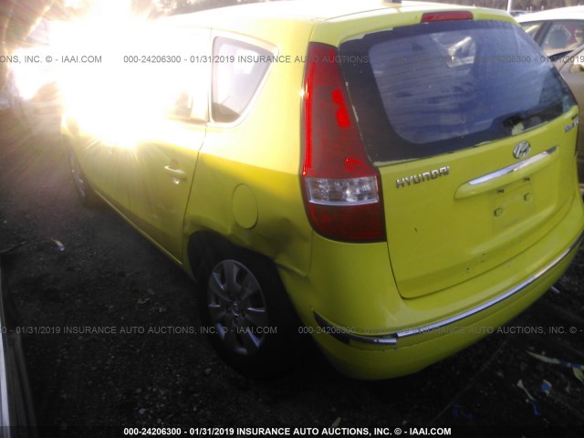 KMHDB8AE2BU092403 - 2011 HYUNDAI ELANTRA TOURING GLS YELLOW photo 6