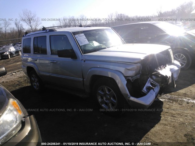 1J8HG58228C110598 - 2008 JEEP COMMANDER LIMITED SILVER photo 1