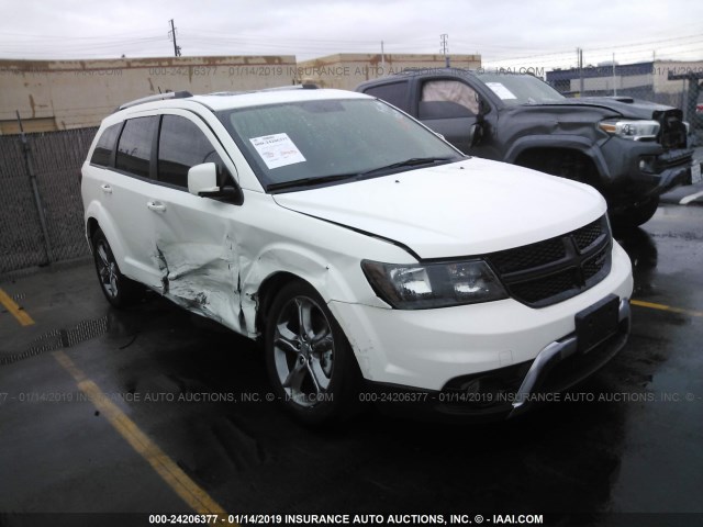 3C4PDCGG5GT199146 - 2016 DODGE JOURNEY CROSSROAD WHITE photo 1