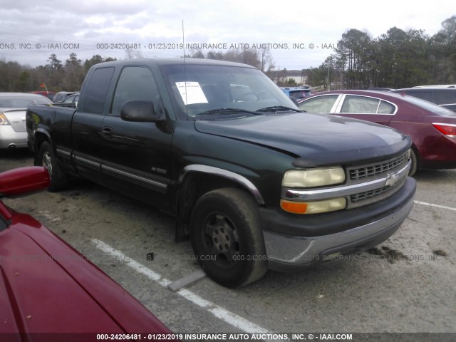 2GCEC19T311214096 - 2001 CHEVROLET SILVERADO C1500 GREEN photo 1