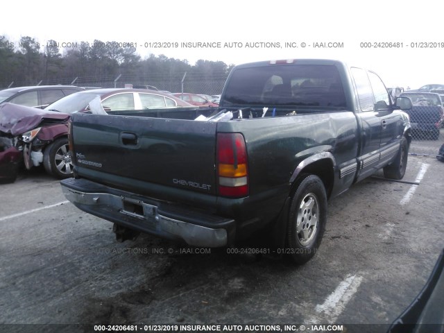 2GCEC19T311214096 - 2001 CHEVROLET SILVERADO C1500 GREEN photo 4