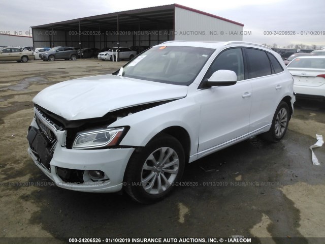 WA1LFAFP8EA009062 - 2014 AUDI Q5 PREMIUM PLUS WHITE photo 2