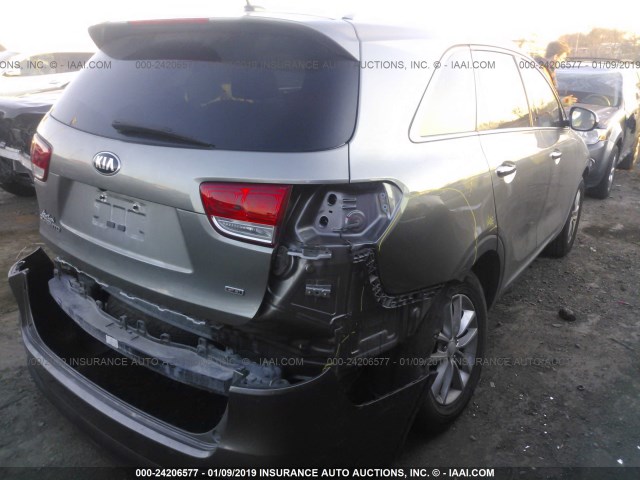 5XYPG4A33HG237260 - 2017 KIA SORENTO LX/L GRAY photo 4