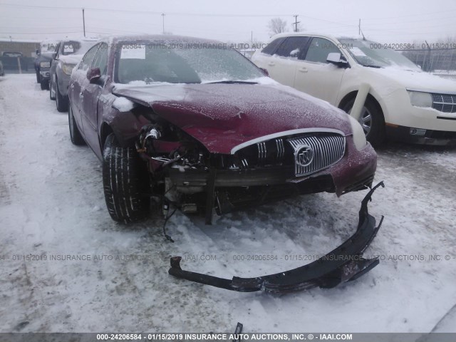 1G4HD57298U114221 - 2008 BUICK LUCERNE CXL RED photo 6