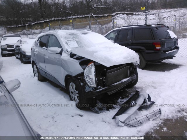 KM8JUCAC1BU274382 - 2011 HYUNDAI TUCSON GLS/LIMITED 灰色 照片 1