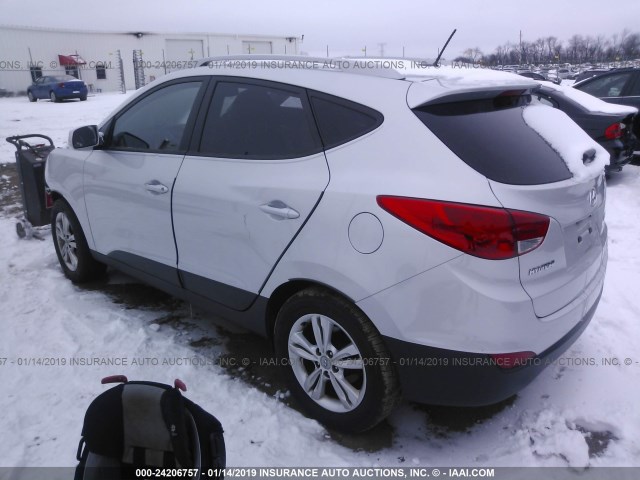 KM8JUCAC1BU274382 - 2011 HYUNDAI TUCSON GLS/LIMITED 灰色 照片 3