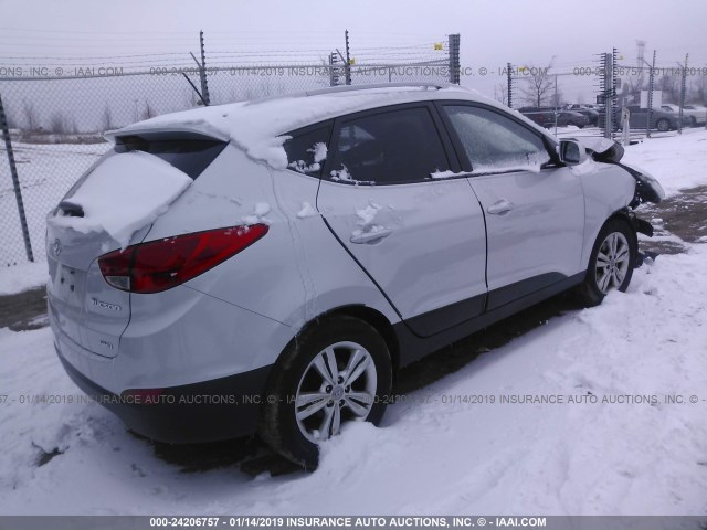 KM8JUCAC1BU274382 - 2011 HYUNDAI TUCSON GLS/LIMITED 灰色 照片 4