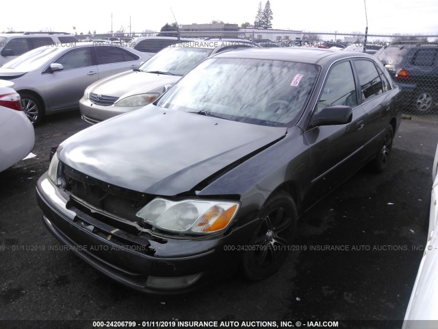 4T1BF28B13U314869 - 2003 TOYOTA AVALON XL/XLS GRAY photo 2