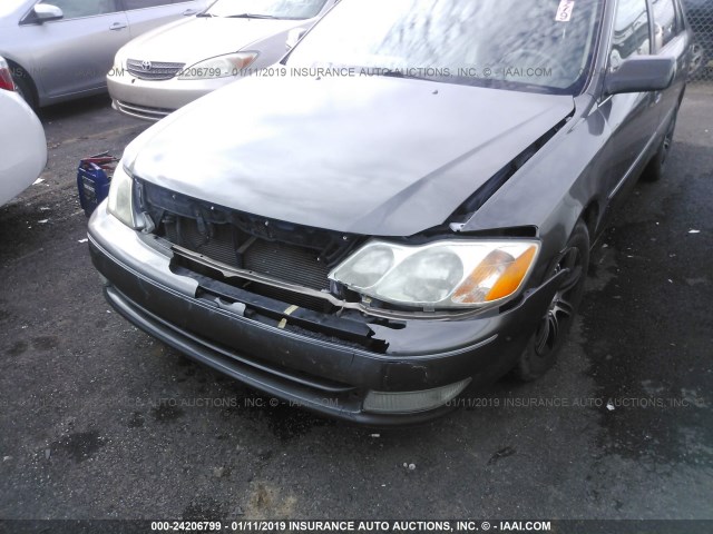 4T1BF28B13U314869 - 2003 TOYOTA AVALON XL/XLS GRAY photo 6