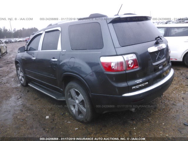 1GKKRRED1BJ330925 - 2011 GMC ACADIA SLT-1 GRAY photo 3