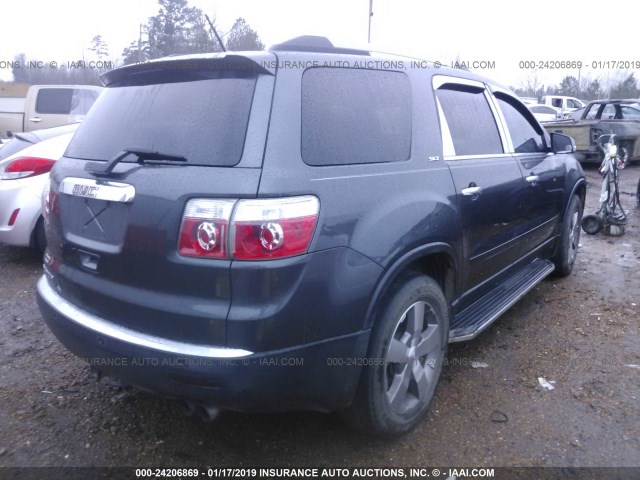 1GKKRRED1BJ330925 - 2011 GMC ACADIA SLT-1 GRAY photo 4