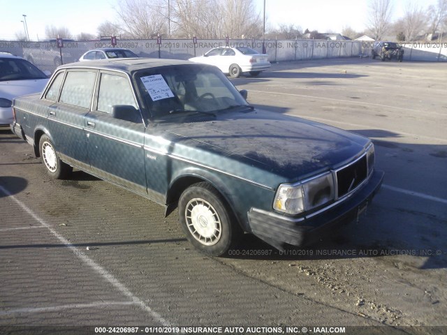 YV1AA8842M1450458 - 1991 VOLVO 240 BLACK photo 1