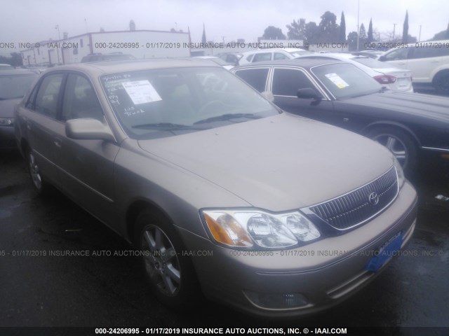 4T1BF28B91U182702 - 2001 TOYOTA AVALON XL/XLS TAN photo 1