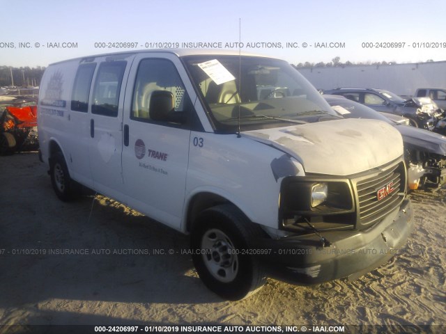 1GTGG25CX91154652 - 2009 GMC SAVANA G2500 WHITE photo 1