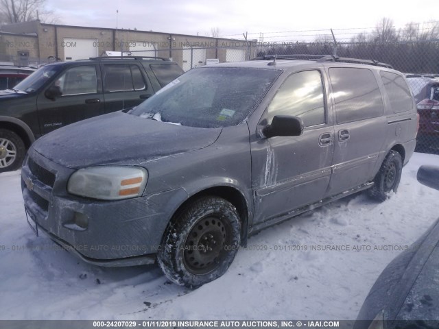 1GNDV33127D173201 - 2007 CHEVROLET UPLANDER LT GRAY photo 2