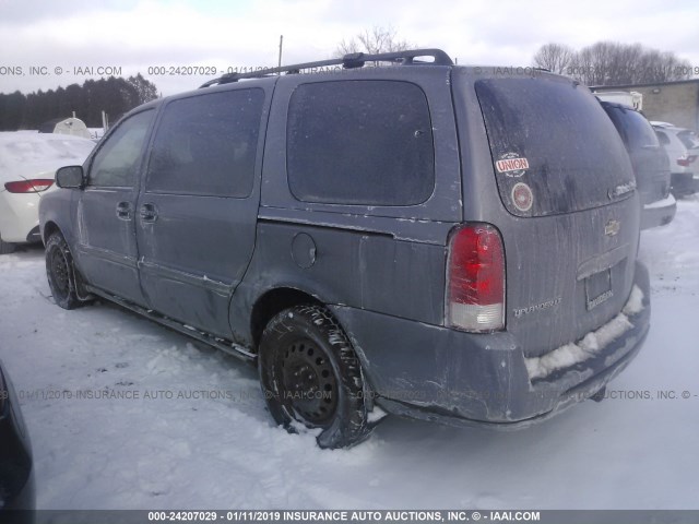 1GNDV33127D173201 - 2007 CHEVROLET UPLANDER LT GRAY photo 3