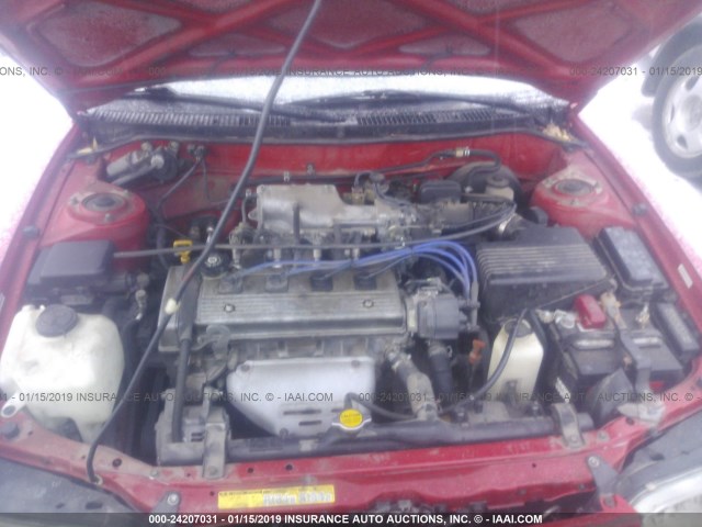 1NXBB02E3TZ361985 - 1996 TOYOTA COROLLA DX RED photo 10