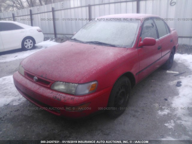 1NXBB02E3TZ361985 - 1996 TOYOTA COROLLA DX RED photo 2