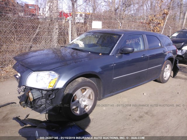 2D4FV47VX7H823838 - 2007 DODGE MAGNUM SXT GRAY photo 2