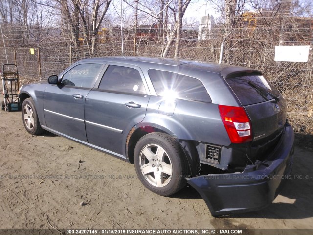 2D4FV47VX7H823838 - 2007 DODGE MAGNUM SXT GRAY photo 3