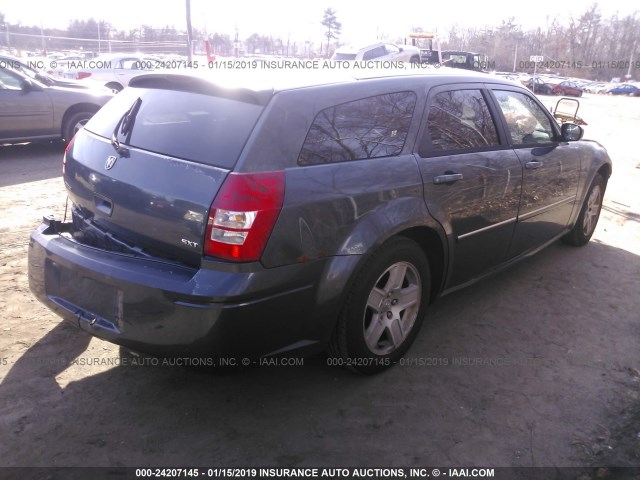 2D4FV47VX7H823838 - 2007 DODGE MAGNUM SXT GRAY photo 4