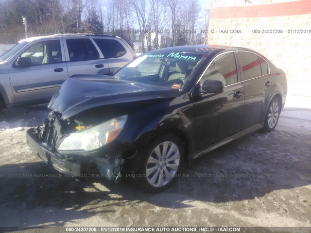 4S3BMDK67A2220621 - 2010 SUBARU LEGACY 3.6R LIMITED BLACK photo 2