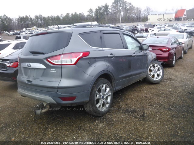 1FMCU9HX0DUD41576 - 2013 FORD ESCAPE SEL BEIGE photo 4