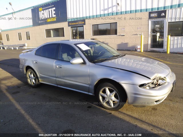 1G3NL52T11C247688 - 2001 OLDSMOBILE ALERO GL SILVER photo 1