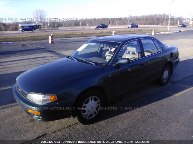 4T1BF12K4TU867938 - 1996 TOYOTA CAMRY LE/XLE/SE GREEN photo 2