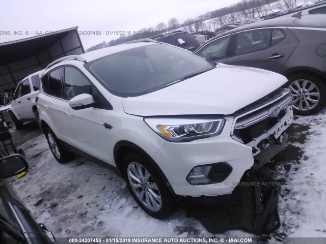 1FMCU9JD2HUC25317 - 2017 FORD ESCAPE TITANIUM 白色 照片 1
