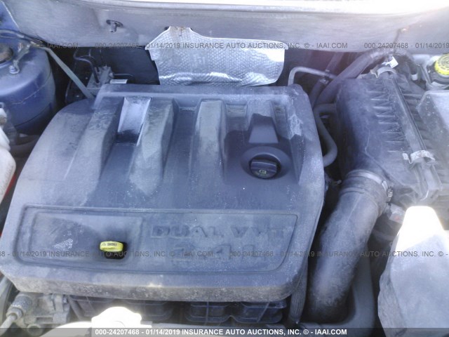 1J8FT47W87D211039 - 2007 JEEP COMPASS BLUE photo 10