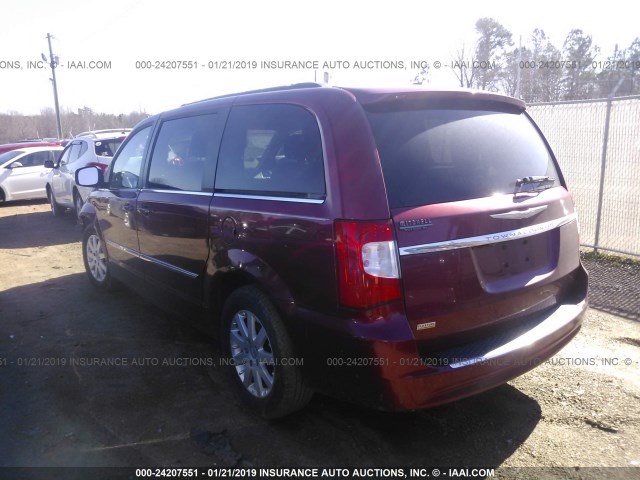 2C4RC1BG4ER159325 - 2014 CHRYSLER TOWN & COUNTRY TOURING MAROON photo 3