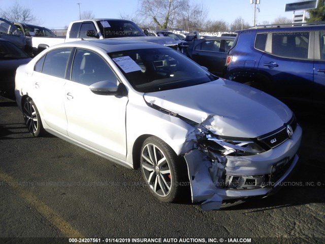 3VW5A7AJ4CM455158 - 2012 VOLKSWAGEN JETTA GLI SILVER photo 1