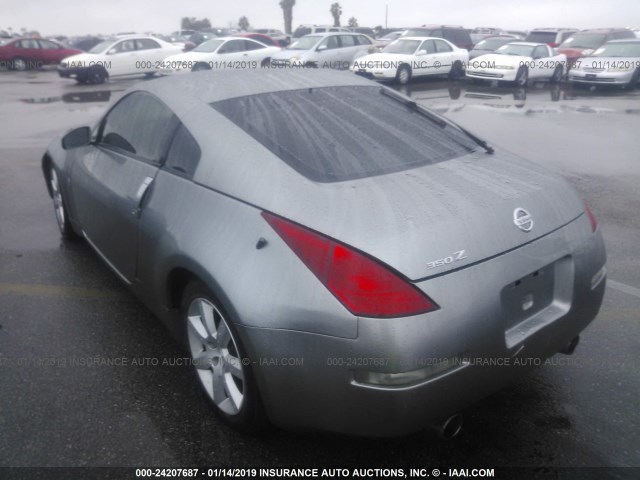 JN1AZ34D74T150803 - 2004 NISSAN 350Z COUPE SILVER photo 3