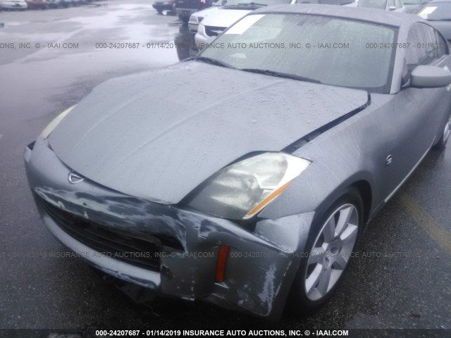 JN1AZ34D74T150803 - 2004 NISSAN 350Z COUPE SILVER photo 6