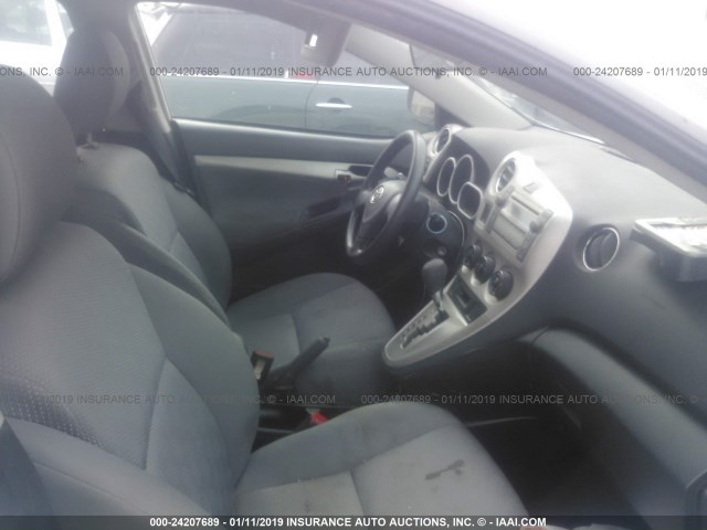 2T1KU40E79C185649 - 2009 TOYOTA COROLLA MATRIX  WHITE photo 5