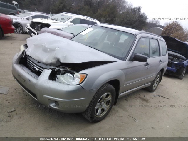 JF1SG63667G735161 - 2007 SUBARU FORESTER 2.5X/SPORTS 2.5X SILVER photo 2