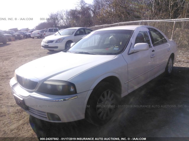 1LNHM86S05Y635593 - 2005 LINCOLN LS WHITE photo 2