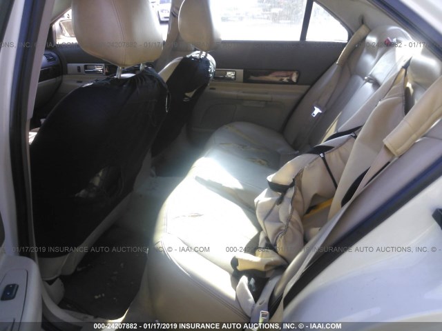 1LNHM86S05Y635593 - 2005 LINCOLN LS WHITE photo 8