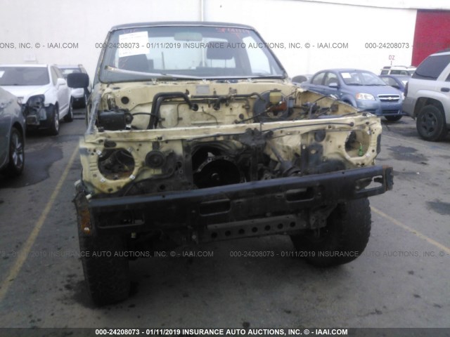 JT4RN63RXG0006582 - 1986 TOYOTA PICKUP RN63 STD BLUE photo 6