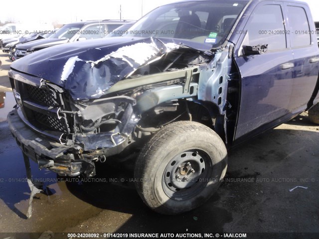 1C6RD6FT6CS316387 - 2012 DODGE RAM 1500 ST Dark Blue photo 6