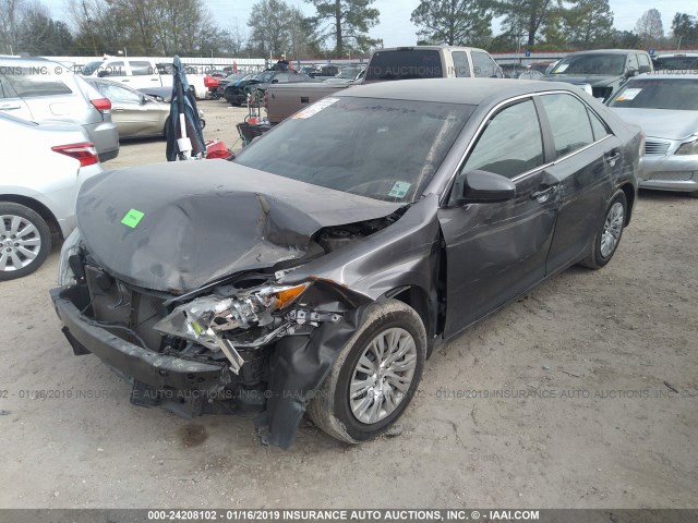 4T1BF1FK3EU799354 - 2014 TOYOTA CAMRY L/SE/LE/XLE 灰色 照片 2